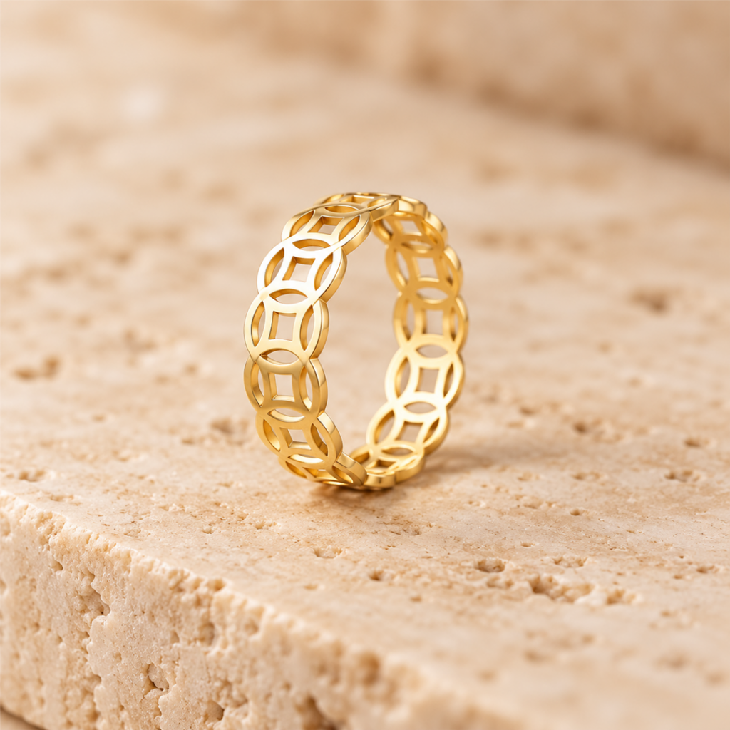 Money Catcher Band Ring