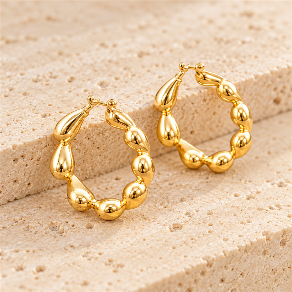 Sculpted Hoop Earrings